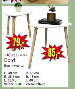 Harald Nyborg Bord tilbud