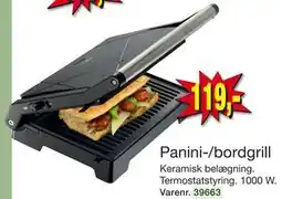 Harald Nyborg Panini-/bordgrill, DKK 119 tilbud