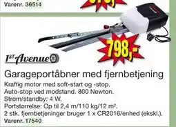 Harald Nyborg Garageportåbner med fjernbetjening, DKK 798 tilbud