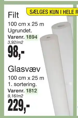 Harald Nyborg Filt, DKK 98 tilbud