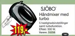 Harald Nyborg Håndmixer med turbo, DKK 119 tilbud