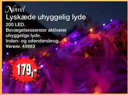 Harald Nyborg Lyskæde uhyggelig lyde, DKK 179 tilbud