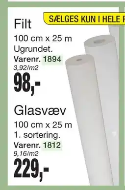 Harald Nyborg Glasvæv, DKK 229 tilbud