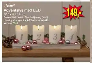 Harald Nyborg Adventslys med LED, DKK 149 tilbud
