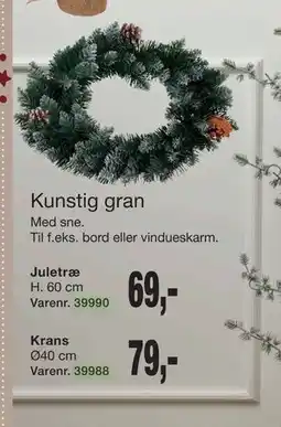 Harald Nyborg Kunstig gran tilbud