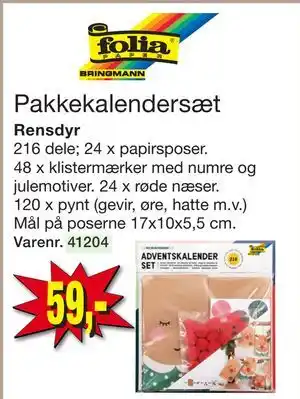 Harald Nyborg Pakkekalendersæt, DKK 59 tilbud