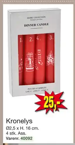 Harald Nyborg Kronelys, DKK 25 tilbud