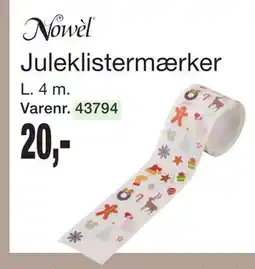 Harald Nyborg Juleklistermærker, DKK 20 tilbud
