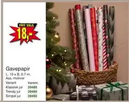 Harald Nyborg Gavepapir, DKK 18 tilbud