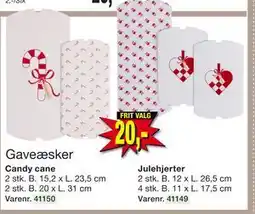 Harald Nyborg Gaveæsker, DKK 20 tilbud