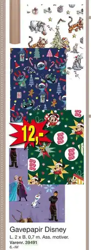Harald Nyborg Gavepapir Disney, DKK 12 tilbud
