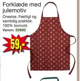 Harald Nyborg Forklæde med julemotiv, DKK 59 tilbud