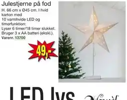 Harald Nyborg Julestjerne på fod, DKK 49 tilbud