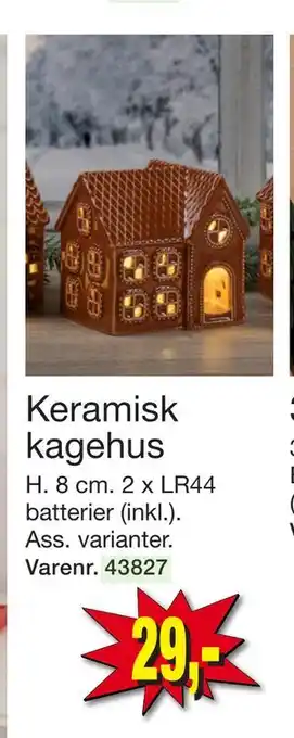 Harald Nyborg Keramisk kagehus, DKK 29 tilbud