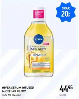 Matas Nivea serum infused micellar glow tilbud