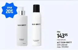 Matas ALT GUN-BRITT tilbud