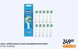 Matas Oral-b precision clean tandbørstehoveder tilbud