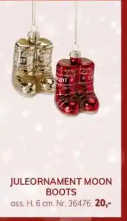 Daells Bolighus Juleornament moon boots tilbud