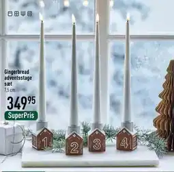 Imerco Gingerbread adventsstage sæt, DKK 349.95 tilbud