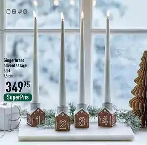 Imerco Gingerbread adventsstage sæt, DKK 349.95 tilbud