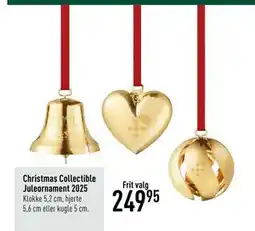 Imerco Christmas Collectible Juleornament 2025, DKK 249.95 tilbud