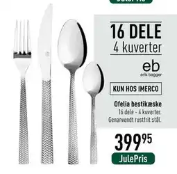 Imerco Ofelia bestikæske, DKK 399.95 tilbud