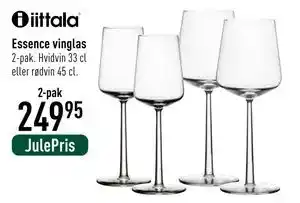 Essence vinglas, DKK 249.95