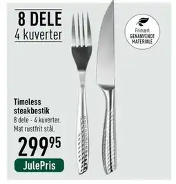 Imerco Timeless steakbestik, DKK 299.95 tilbud