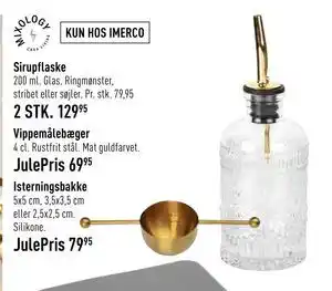 Imerco Sirupflaske, DKK 129.95 tilbud