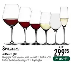 Imerco Authentis glas, DKK 299.95 tilbud