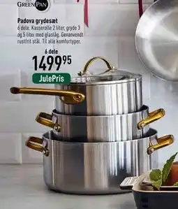 Imerco Padova grydesæt, DKK 1499.95 tilbud