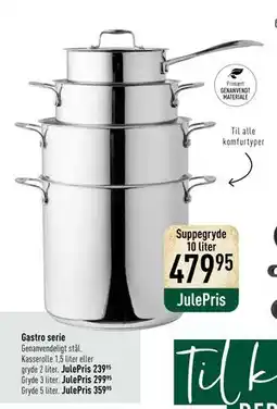 Imerco Gastro serie, DKK 479.95 tilbud