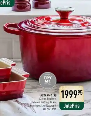 Gryde med låg, DKK 1999.95