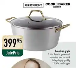 Imerco Premium gryde, DKK 399.95 tilbud