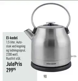 Imerco El-kedel, DKK 299.95 tilbud