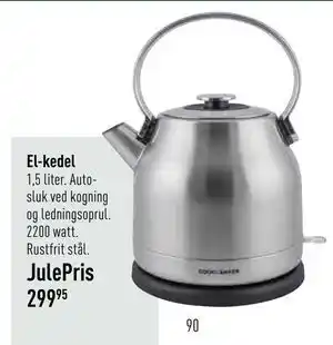Imerco El-kedel, DKK 299.95 tilbud