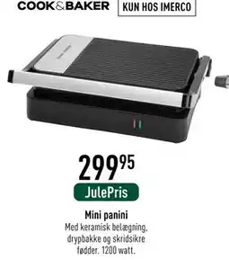 Imerco Mini panini, DKK 299.95 tilbud