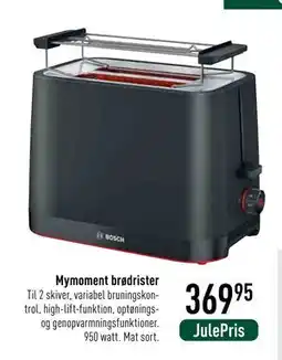 Imerco Mymoment brødrister, DKK 369.95 tilbud