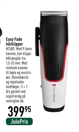 Imerco Easy Fade hårklipper, DKK 399.95 tilbud