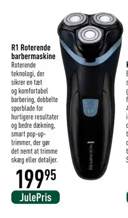 Imerco R1 Roterende barbermaskine, DKK 199.95 tilbud