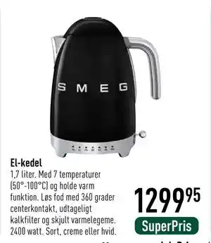 Imerco El-kedel, DKK 1299.95 tilbud