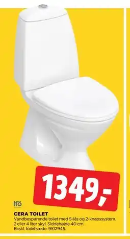 jem & fix CERA TOILET, DKK 1349 tilbud