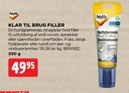 jem & fix KLAR TIL BRUG FILLER, DKK 49.95 tilbud