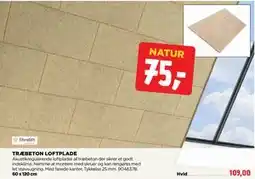 jem & fix TRÆBETON LOFTPLADE tilbud