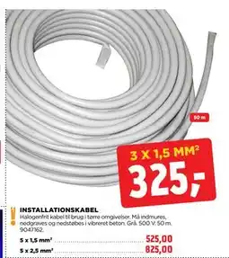 jem & fix INSTALLATIONSKABEL tilbud