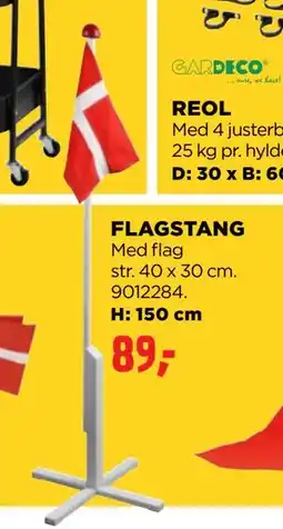 jem & fix FLAGSTANG, DKK 89 tilbud