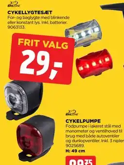 jem & fix CYKELLYGTESÆT, DKK 29 tilbud