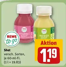 REWE DE Shot tilbud