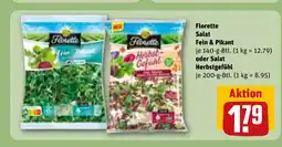 REWE DE Florette Salat Fein & Pikant oder Salat Herbstgefühl tilbud