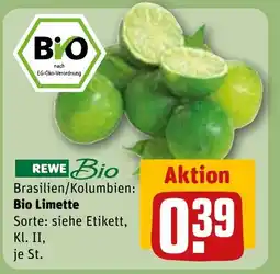 REWE DE Bio Limette tilbud